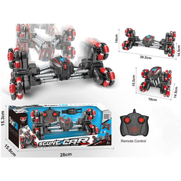    3 wheels RC deformation drift stunt